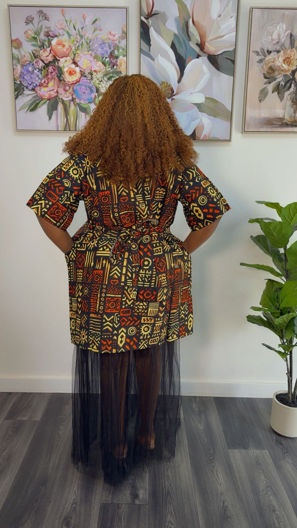 Two pieces gown