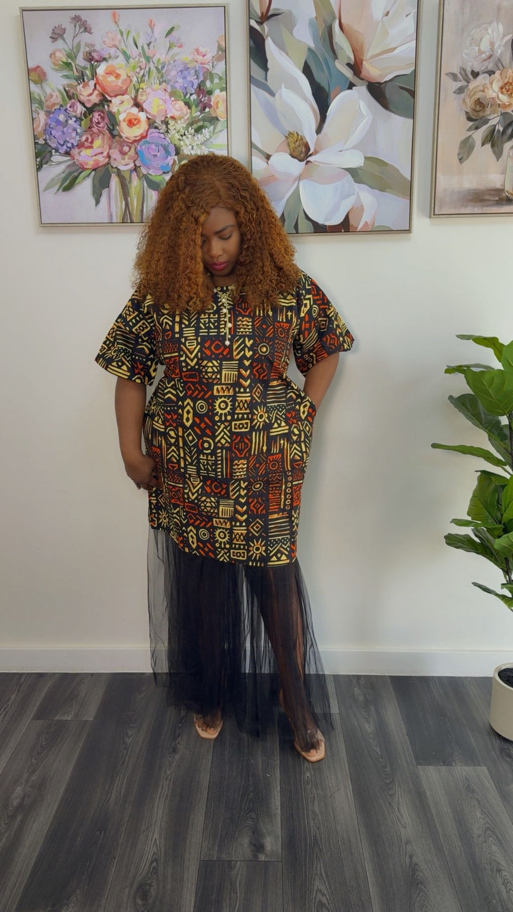 Two pieces gown
